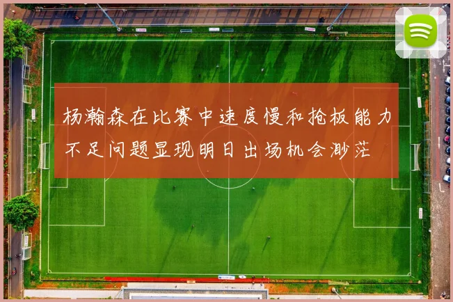杨瀚森在比赛中速度慢和抢板能力不足问题显现明日出场机会渺茫